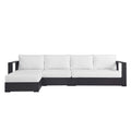 Tahoe Outdoor Powder-Coated Aluminum Sectional Sofa
