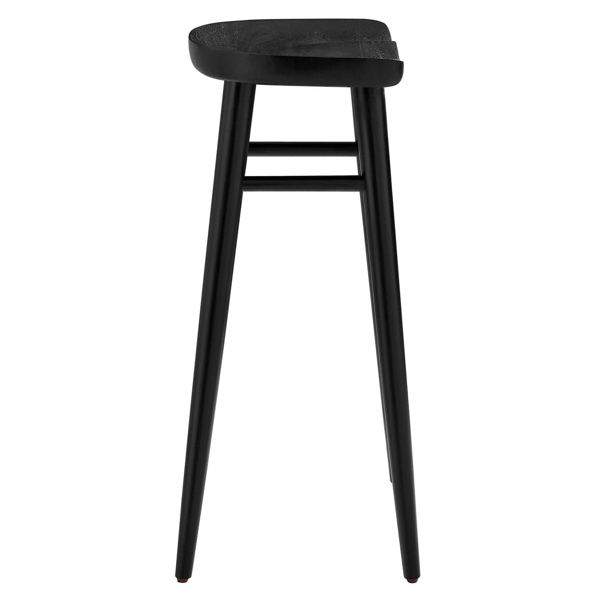 Saville Backless Wood Bar Stool