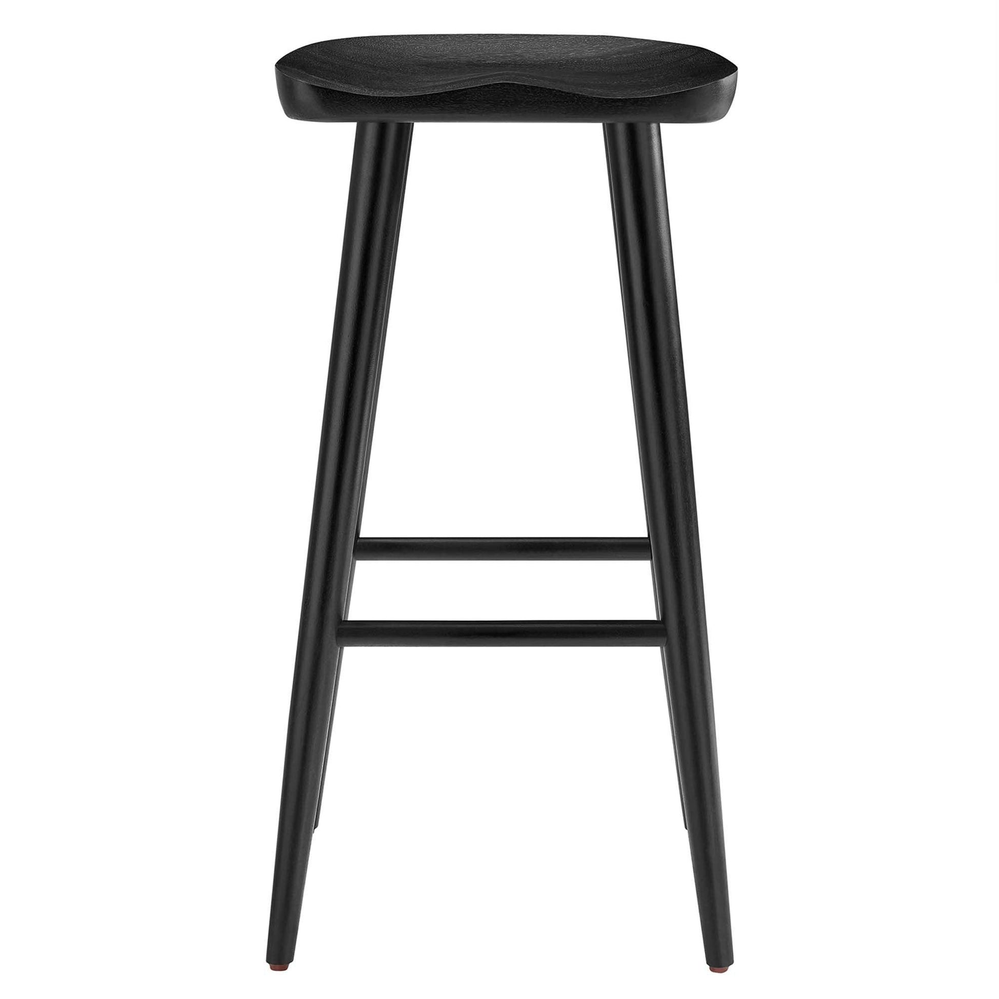 Saville Backless Wood Bar Stool