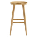 Saville Backless Wood Bar Stool