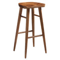 Saville Backless Wood Bar Stool