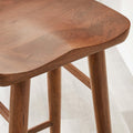 Saville Backless Wood Bar Stool