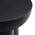 Chic Caspian Round Concrete Side Table for Modern Homes