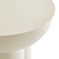 Chic Caspian Round Concrete Side Table for Modern Homes