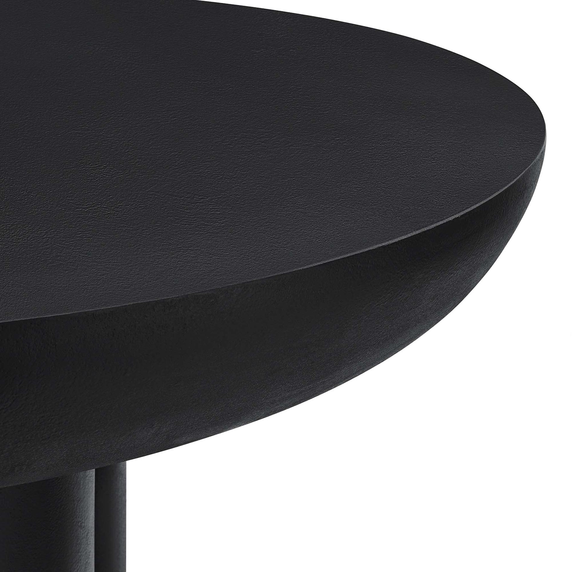 Round Concrete Dining Table