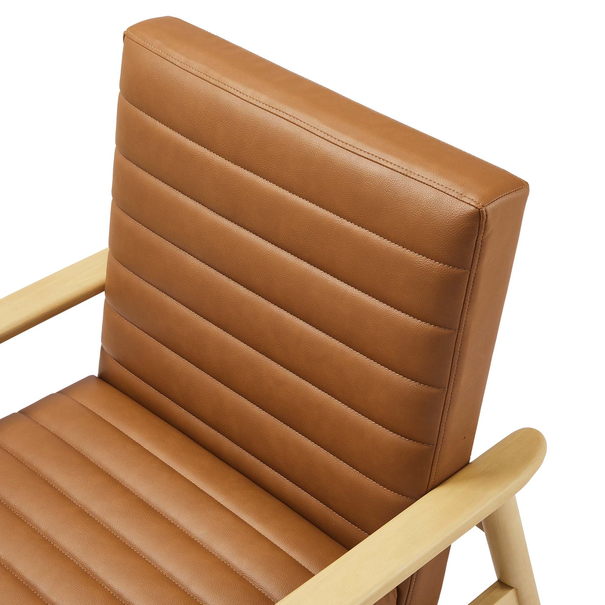 Jensen Vegan Leather Accent Chair