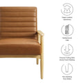 Jensen Vegan Leather Accent Chair