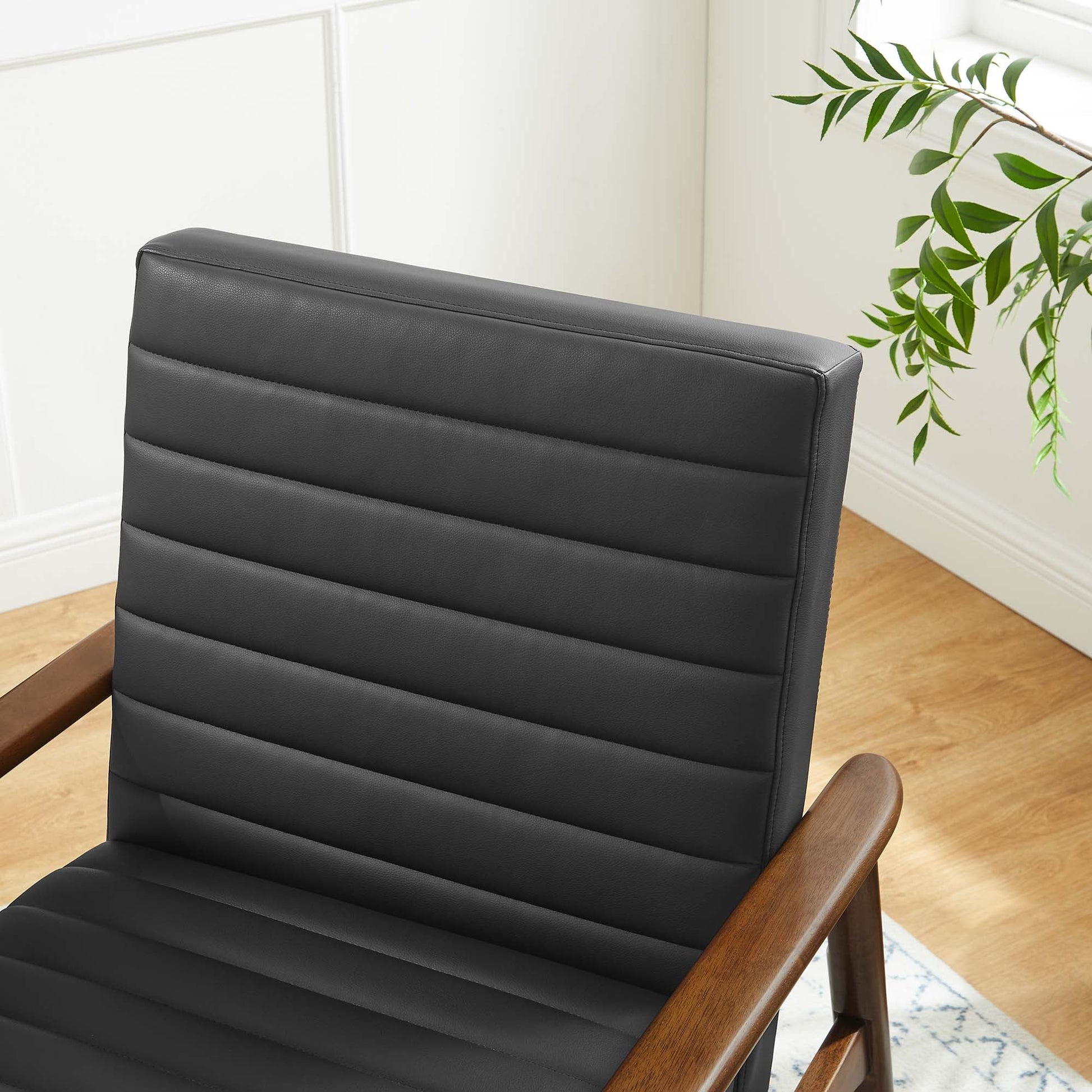 Jensen Vegan Leather Accent Chair