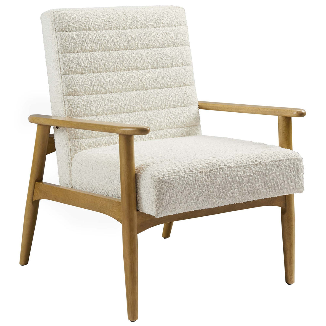 Modern Jensen Boucle Fabric Accent Chair