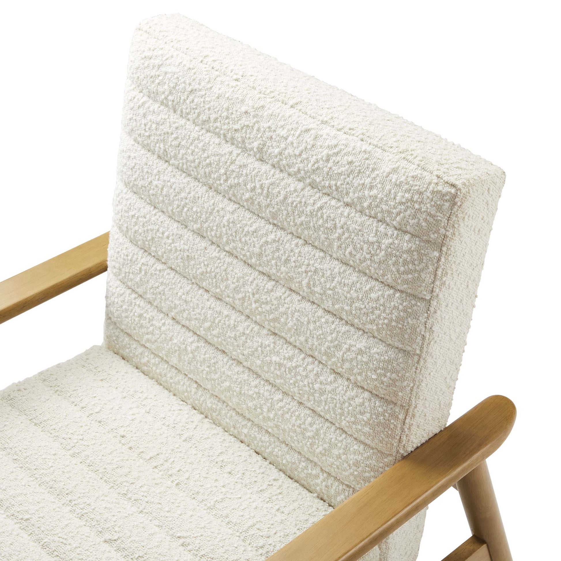 Modern Jensen Boucle Fabric Accent Chair