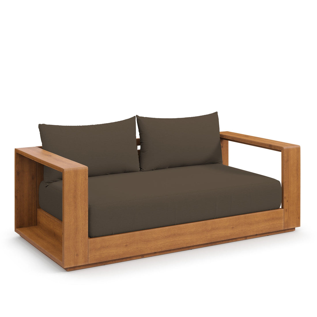 Tahoe Acacia Wood Outdoor Patio Loveseat