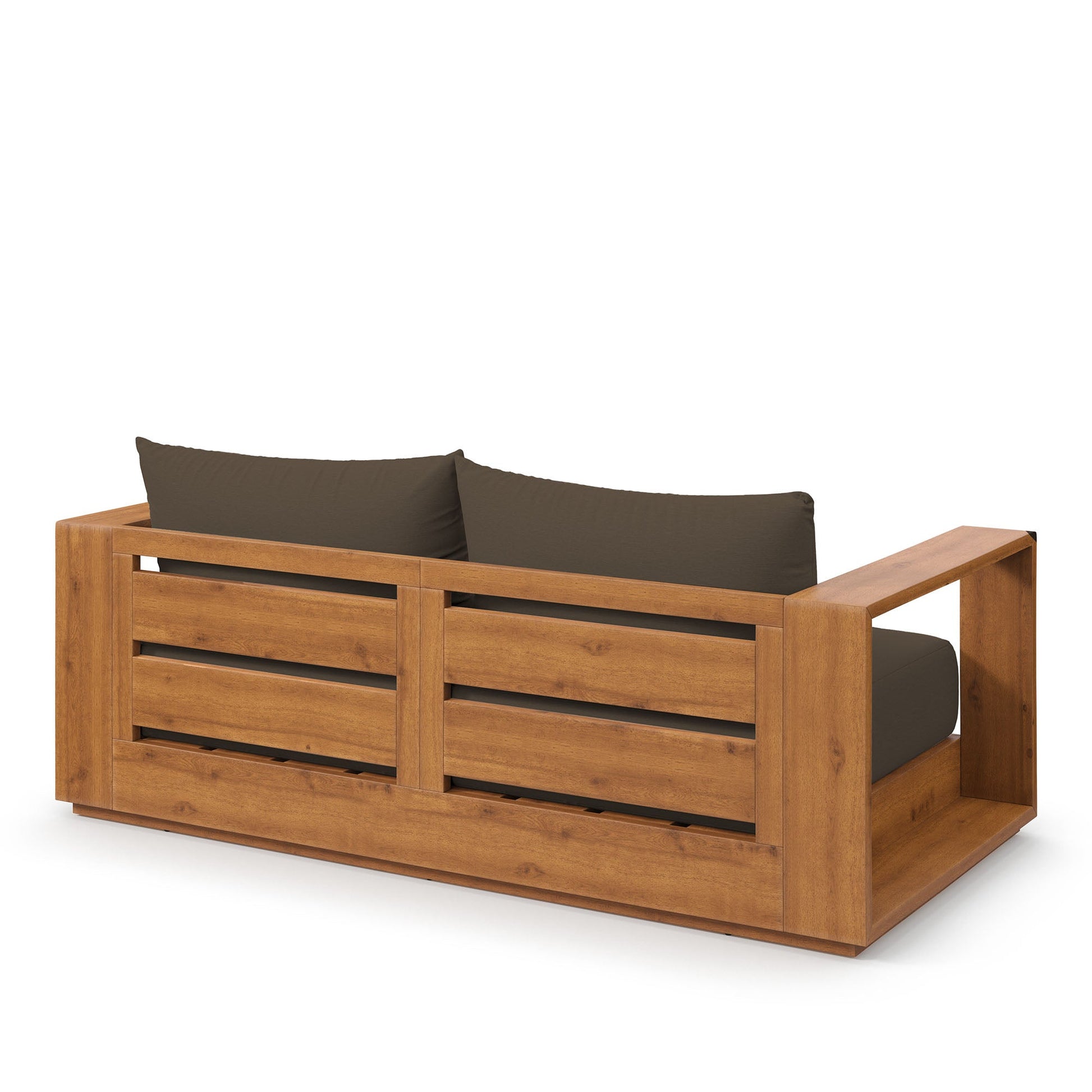 Tahoe Acacia Wood Outdoor Patio Loveseat