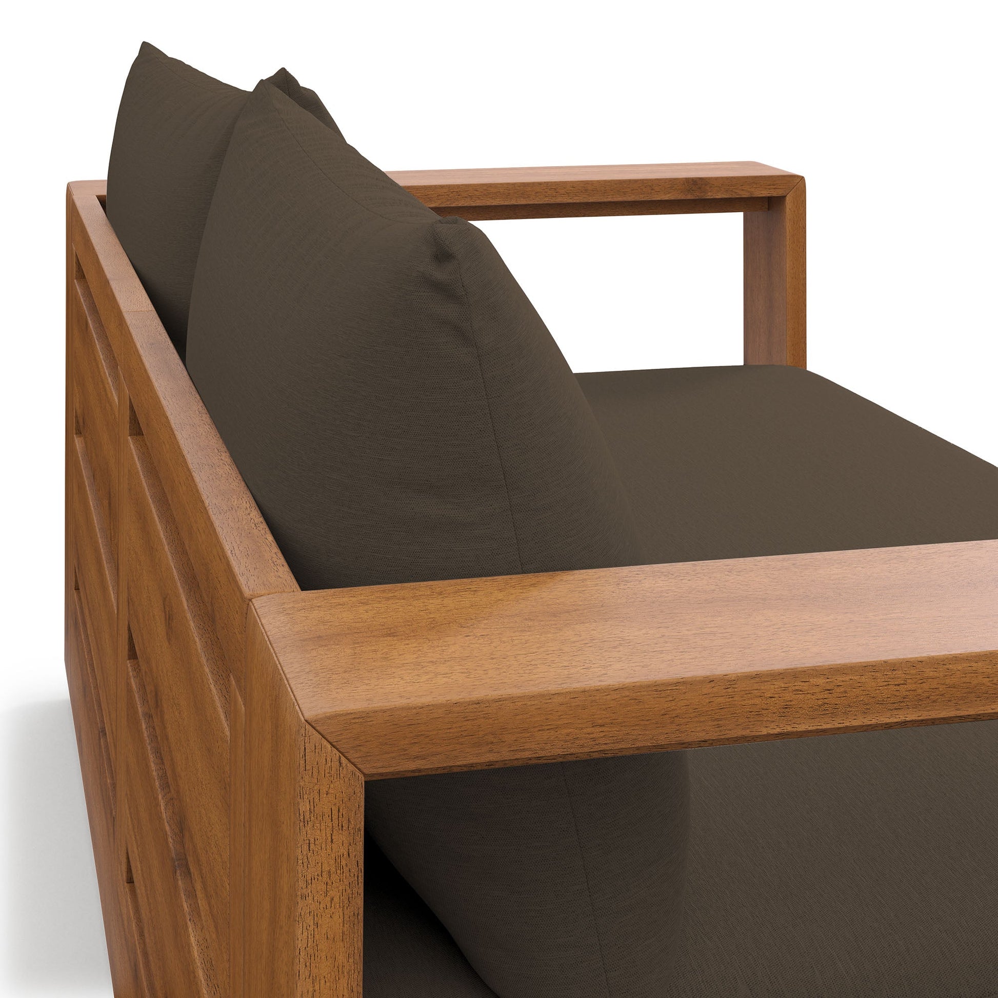 Tahoe Acacia Wood Outdoor Patio Loveseat