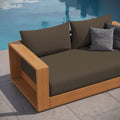 Tahoe Acacia Wood Outdoor Patio Loveseat