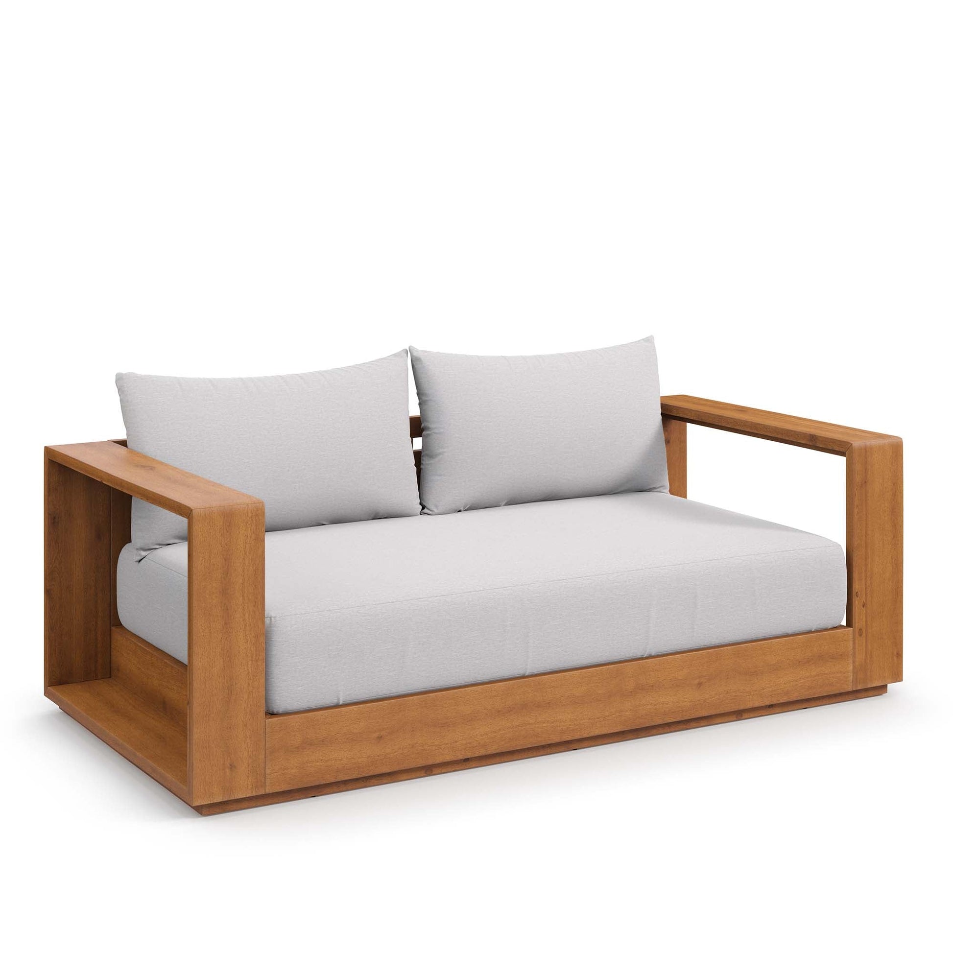 Tahoe Acacia Wood Outdoor Patio Loveseat