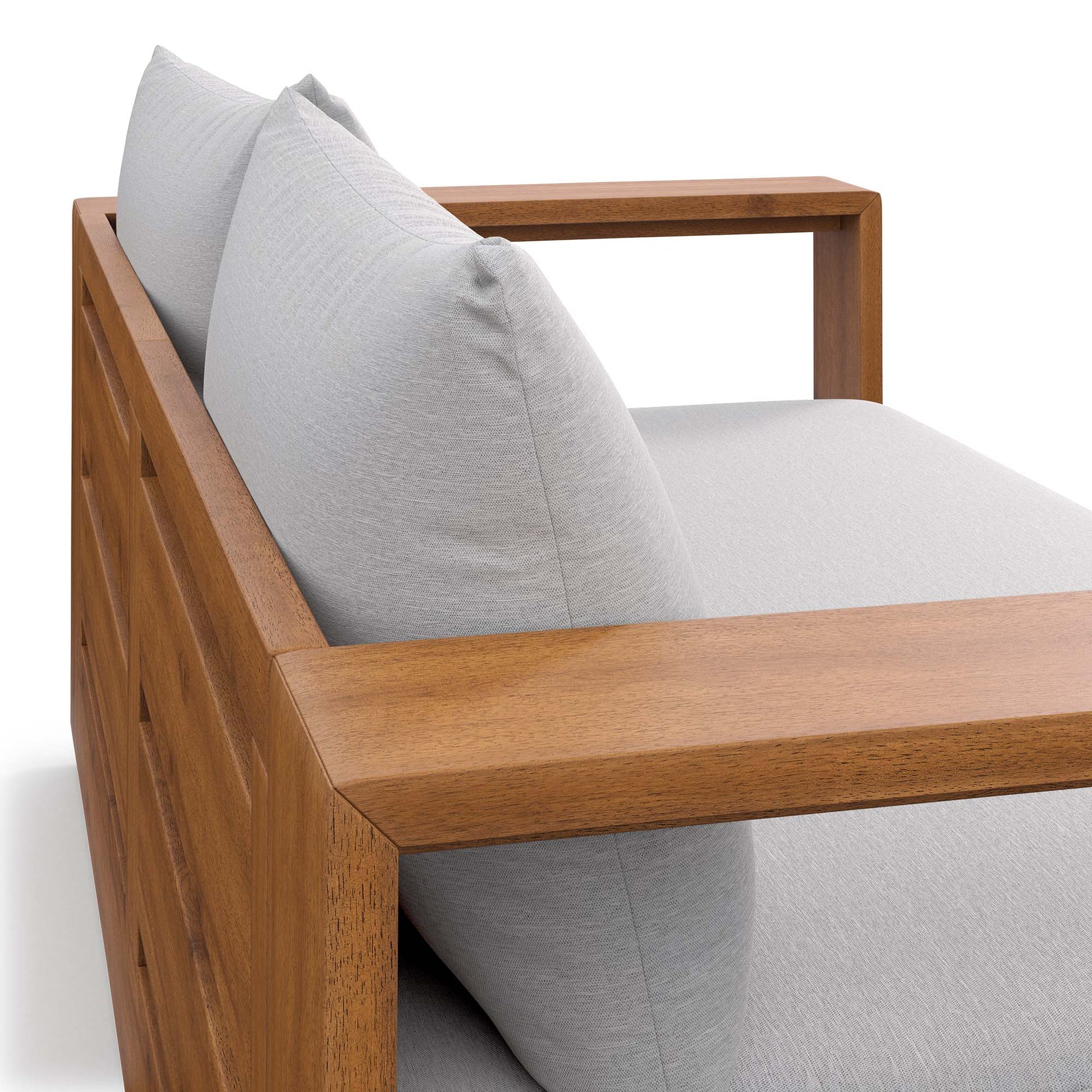 Tahoe Acacia Wood Outdoor Patio Loveseat