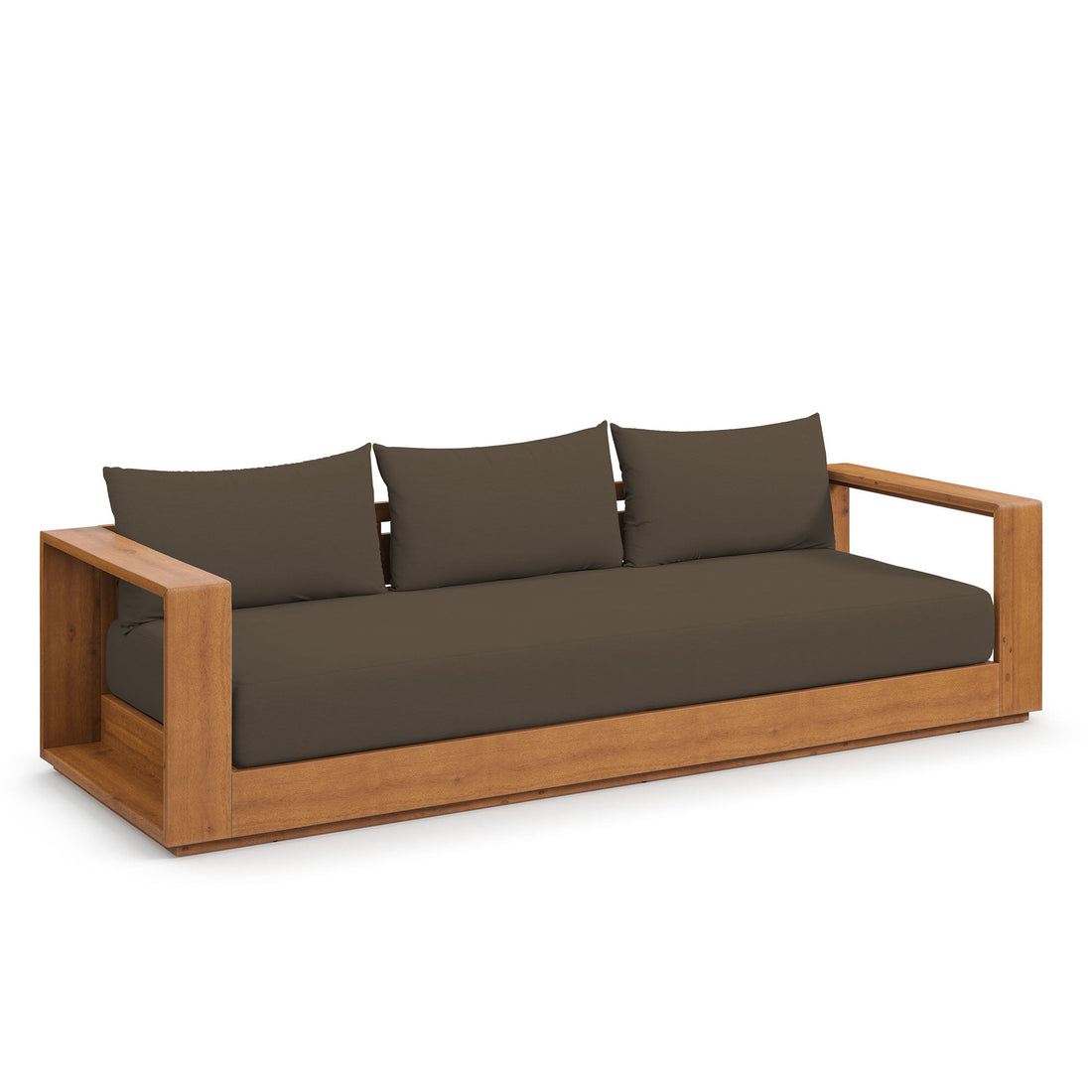 Acacia Wood Patio Sofa