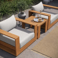 Tahoe 3 Piece Outdoor Acacia Wood Furniture