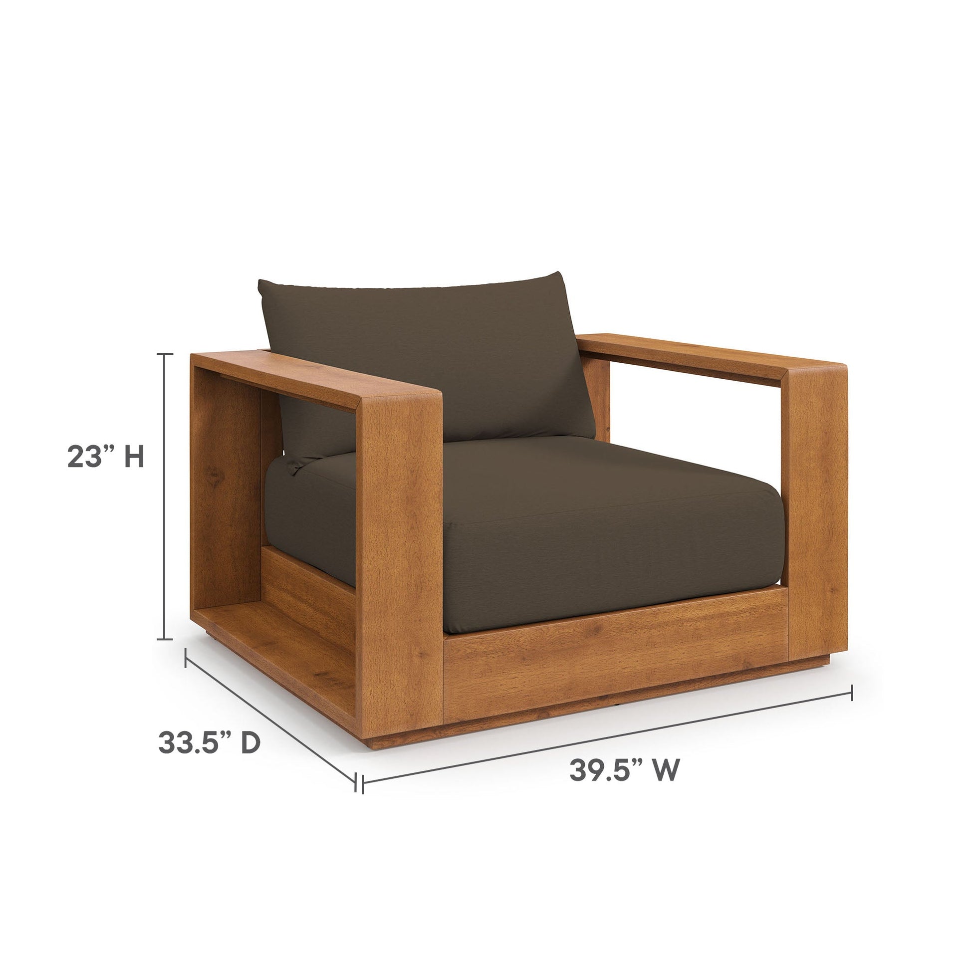 Tahoe Acacia Wood Patio Set