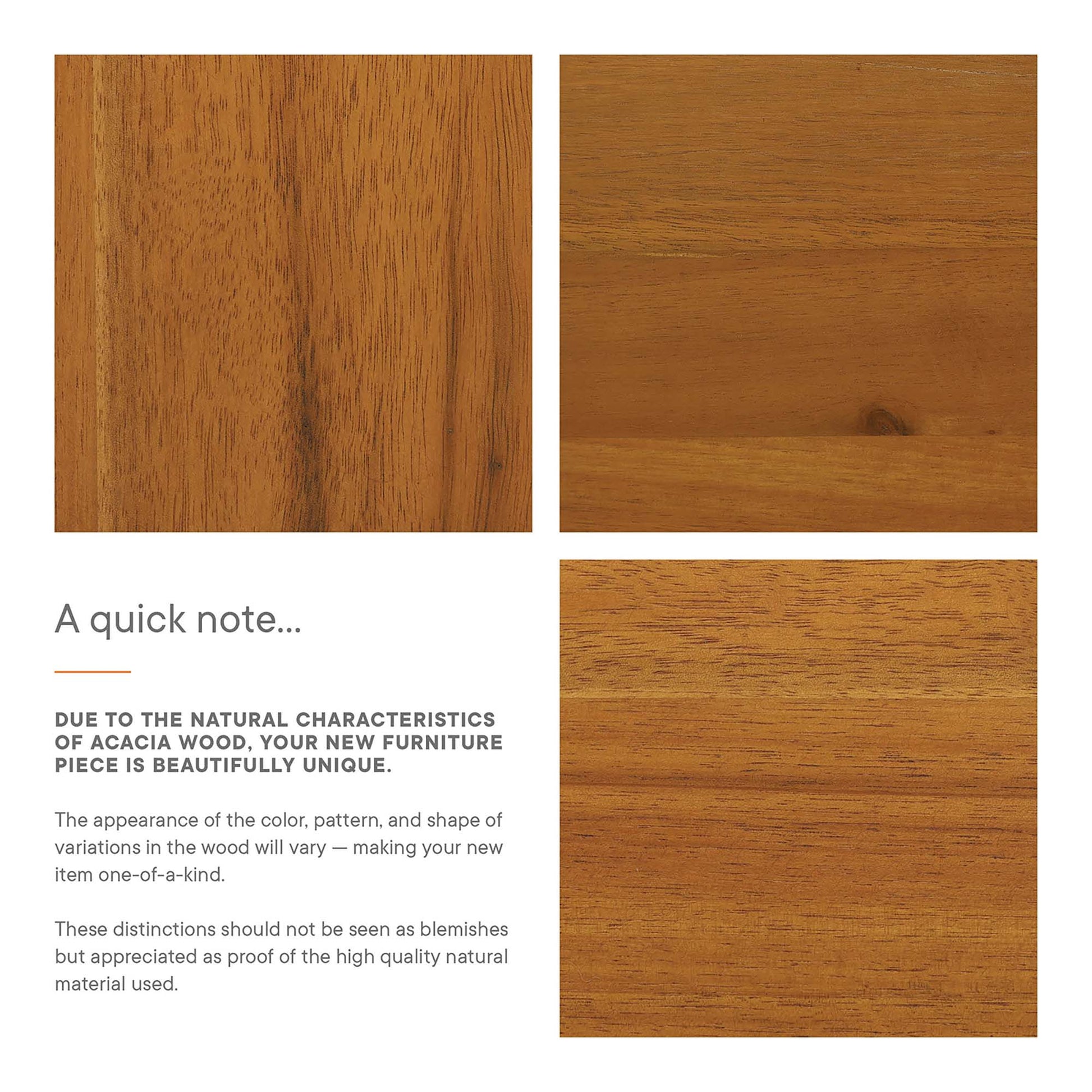 Tahoe 5-Piece Acacia Wood Furniture Set
