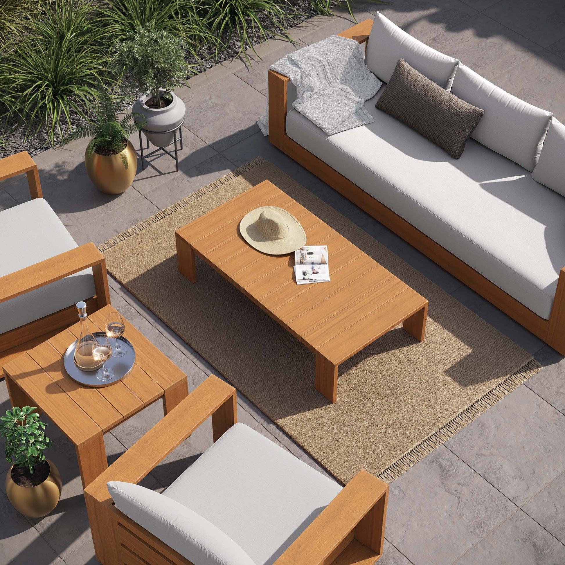 Tahoe 5-Piece Acacia Wood Furniture Set