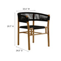 Teak Vienna Patio Dining Armchairs