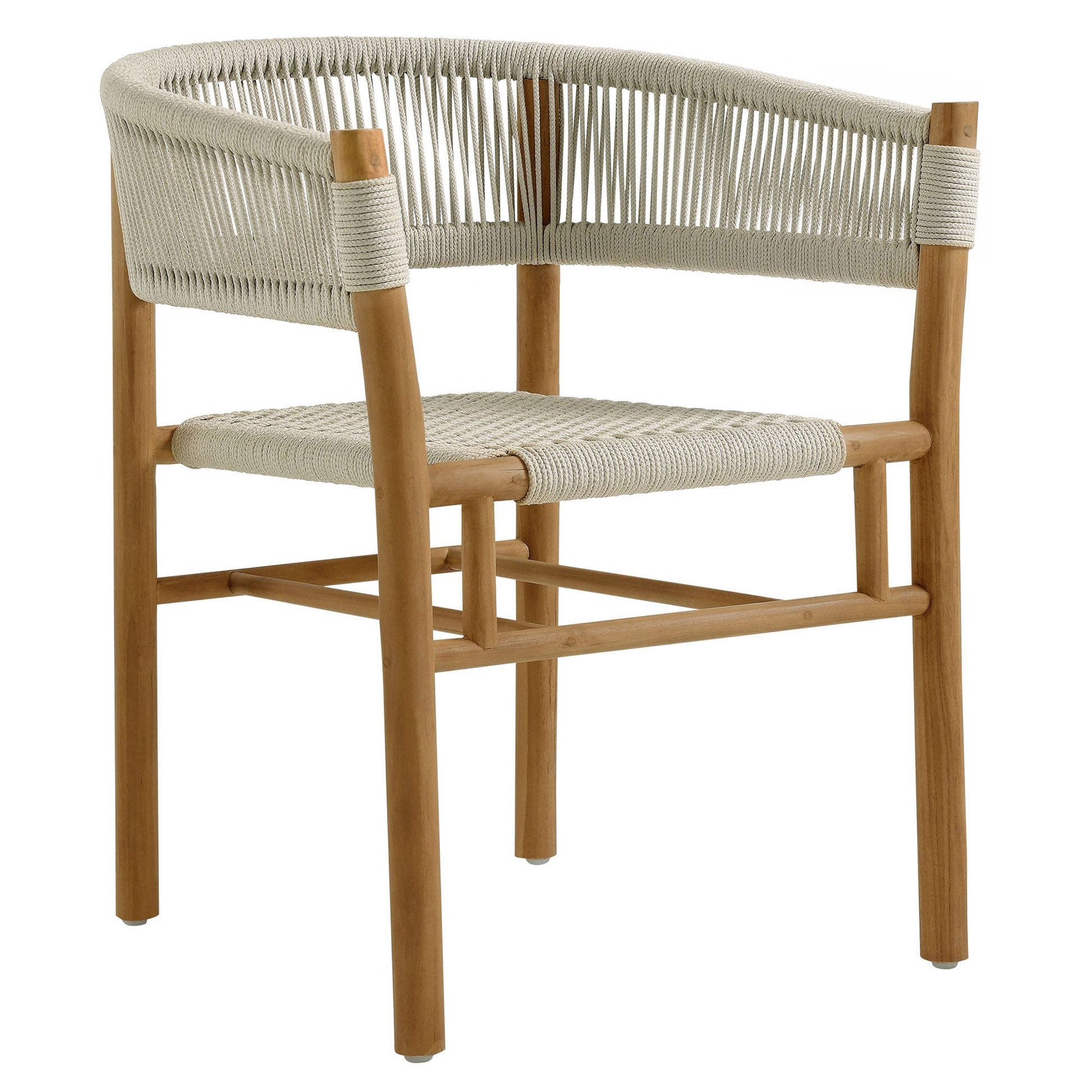 Teak Vienna Patio Dining Armchairs