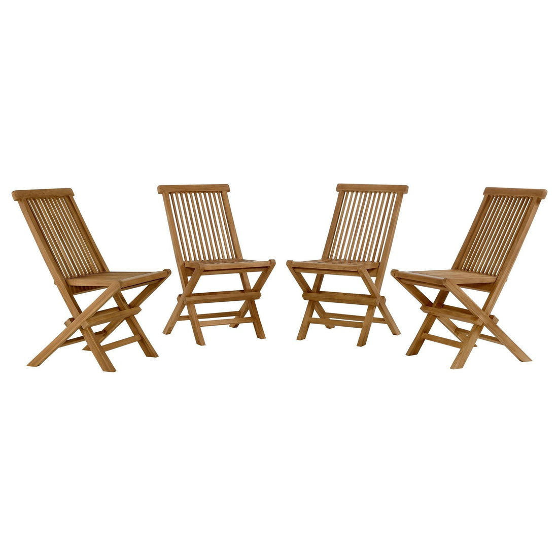 Teak Folding Patio Dining Chairs