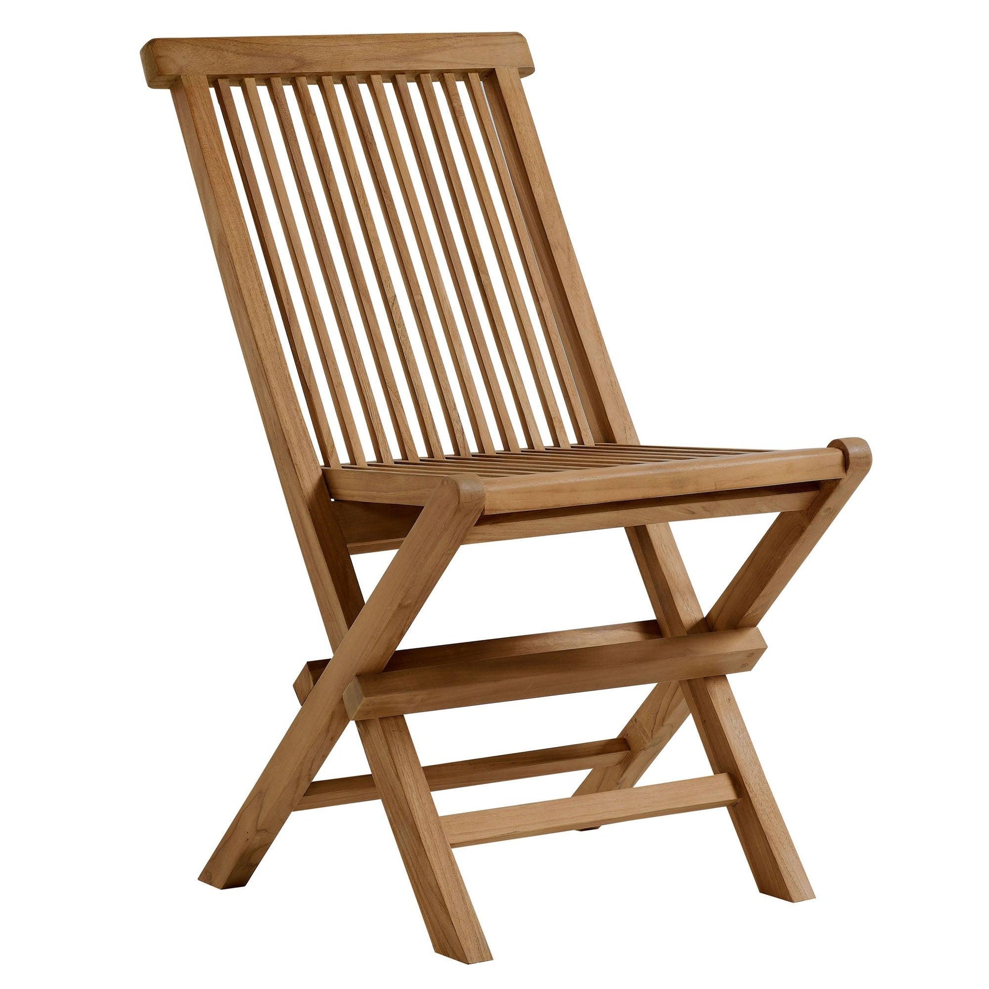 Teak Folding Patio Dining Chairs