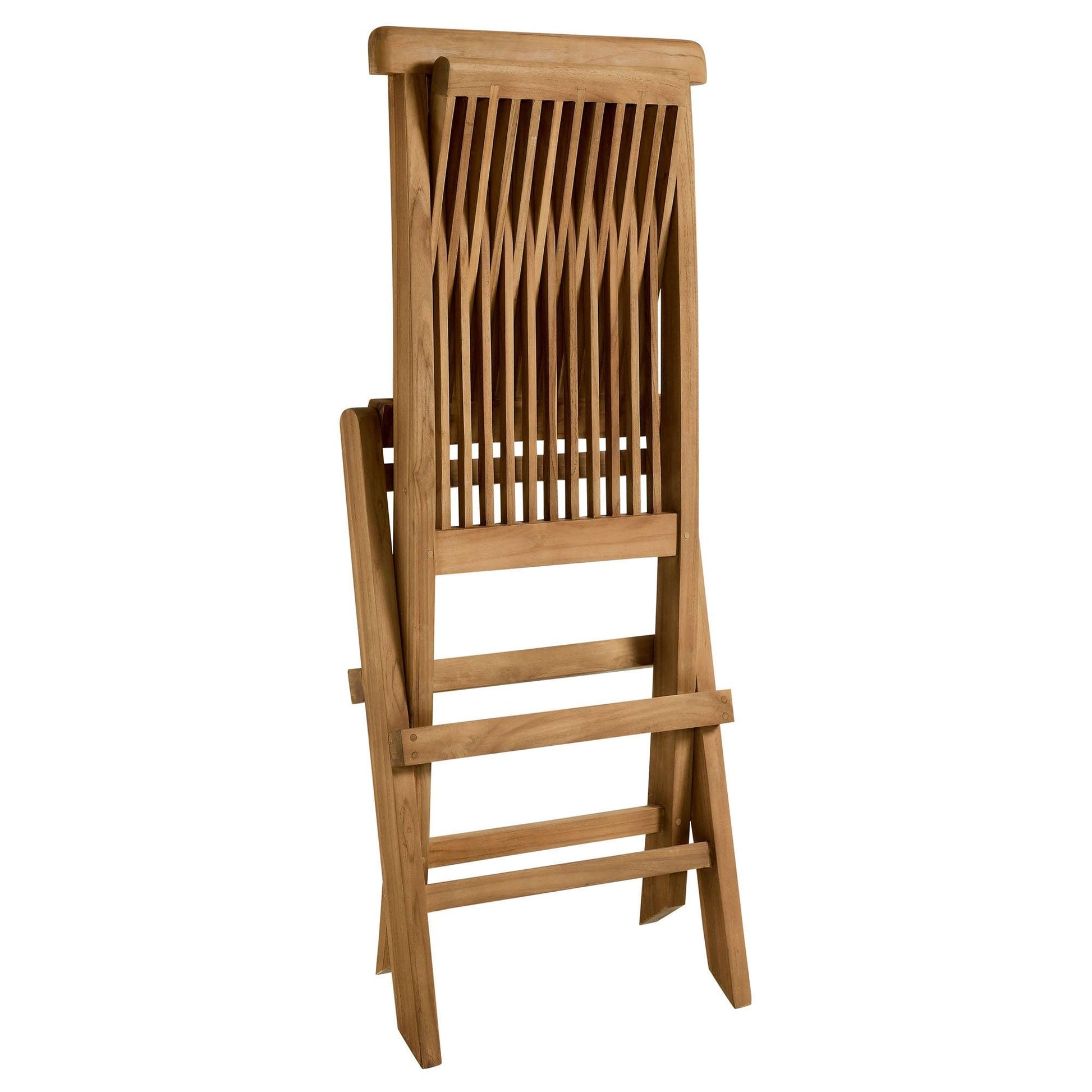 Teak Folding Patio Dining Chairs