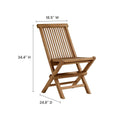 Teak Folding Patio Dining Chairs