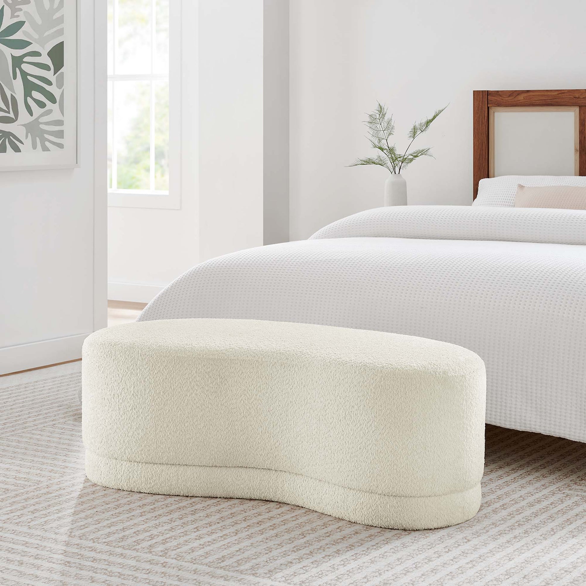 Nimbus 48" Upholstered Ottoman