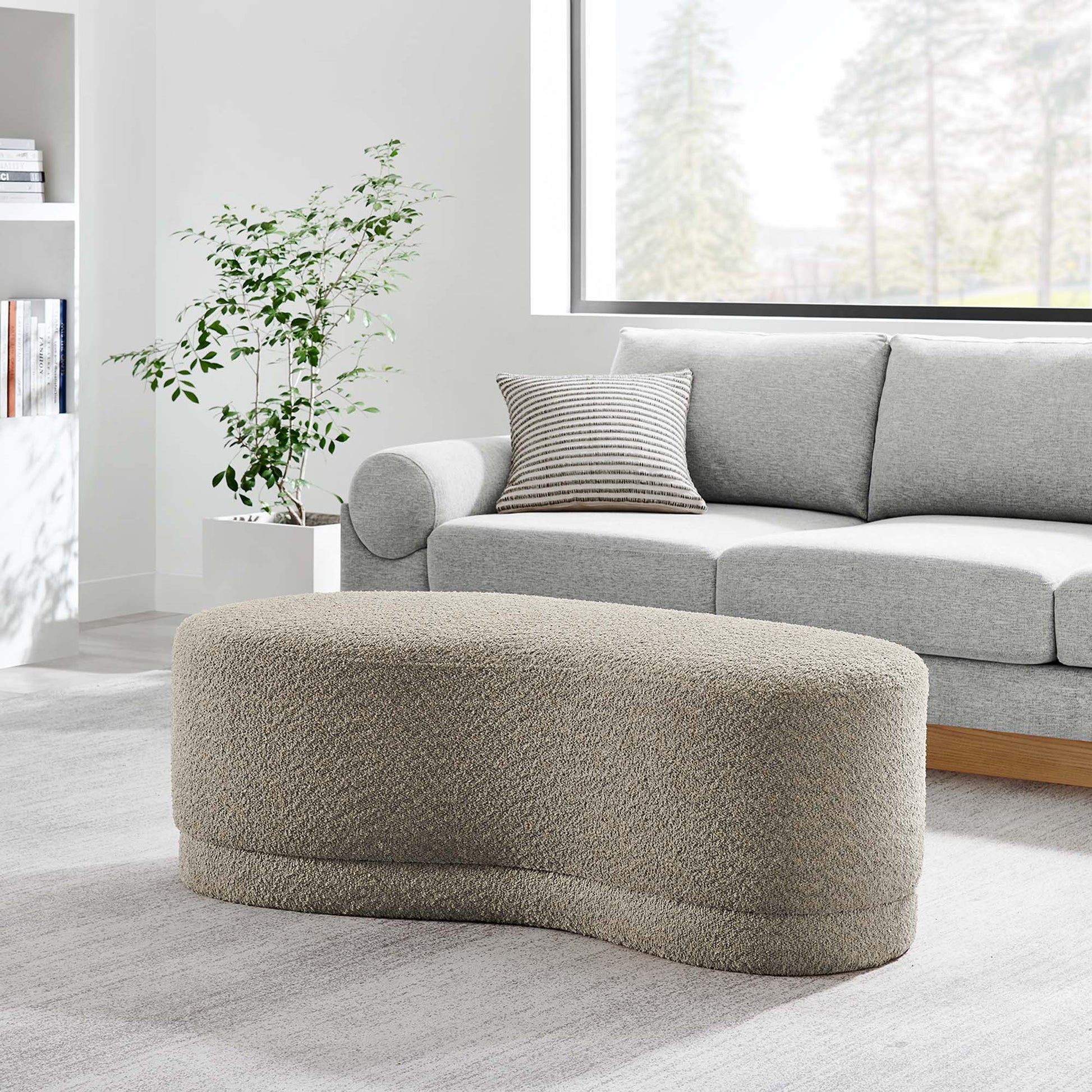 Nimbus 48" Upholstered Ottoman