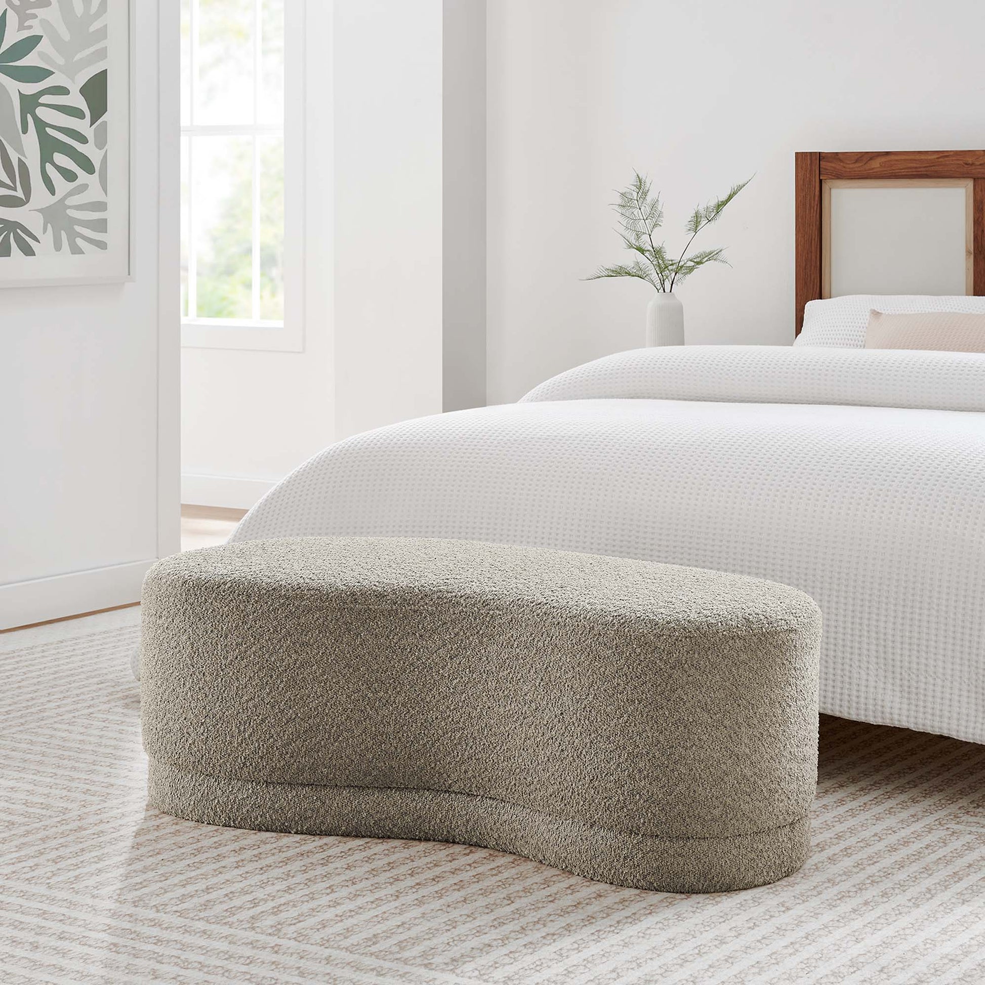 Nimbus 48" Upholstered Ottoman