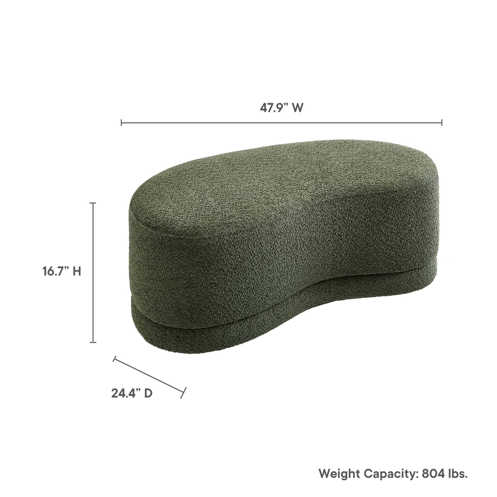 Nimbus 48" Upholstered Ottoman