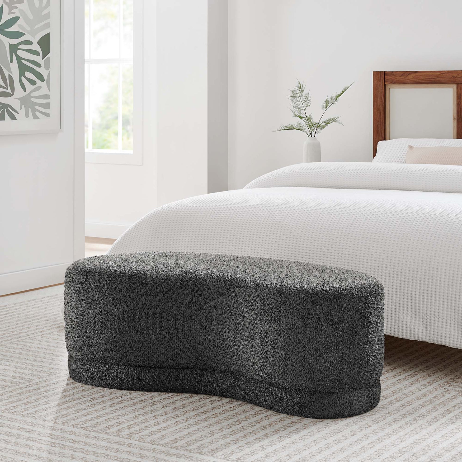 Nimbus 48" Upholstered Ottoman