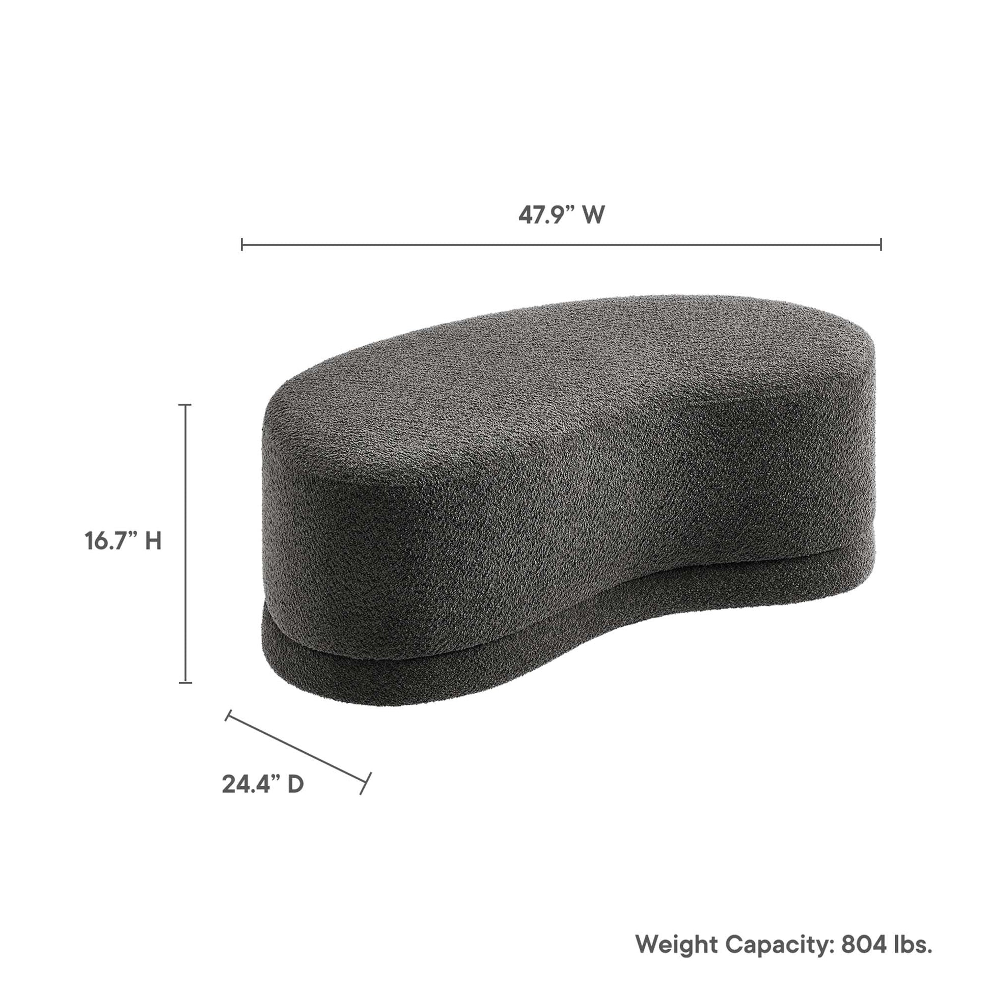 Nimbus 48" Upholstered Ottoman