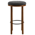 Boucle Fabric Bar Stools