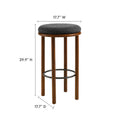 Boucle Fabric Bar Stools