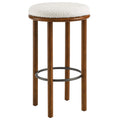 Boucle Fabric Bar Stools