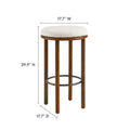 Boucle Fabric Bar Stools