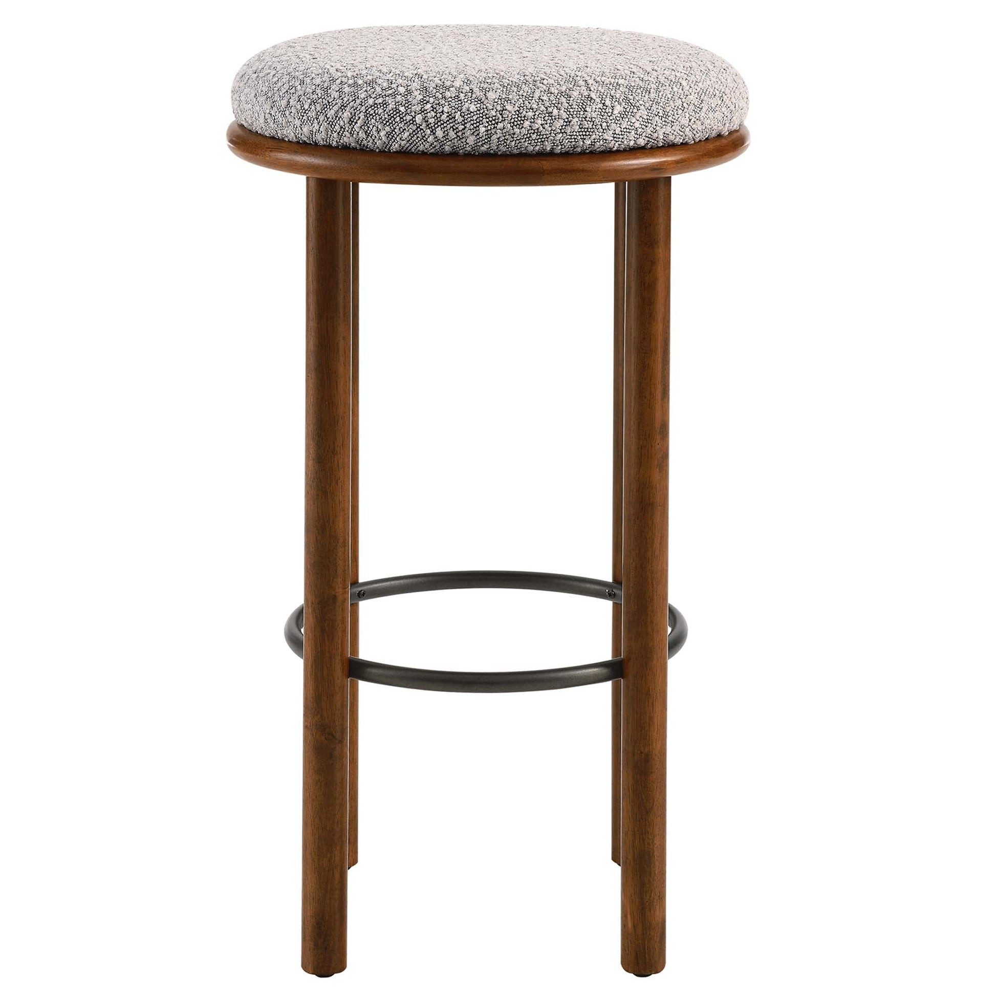 Boucle Fabric Bar Stools