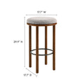 Boucle Fabric Bar Stools