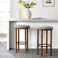 Boucle Fabric Bar Stools