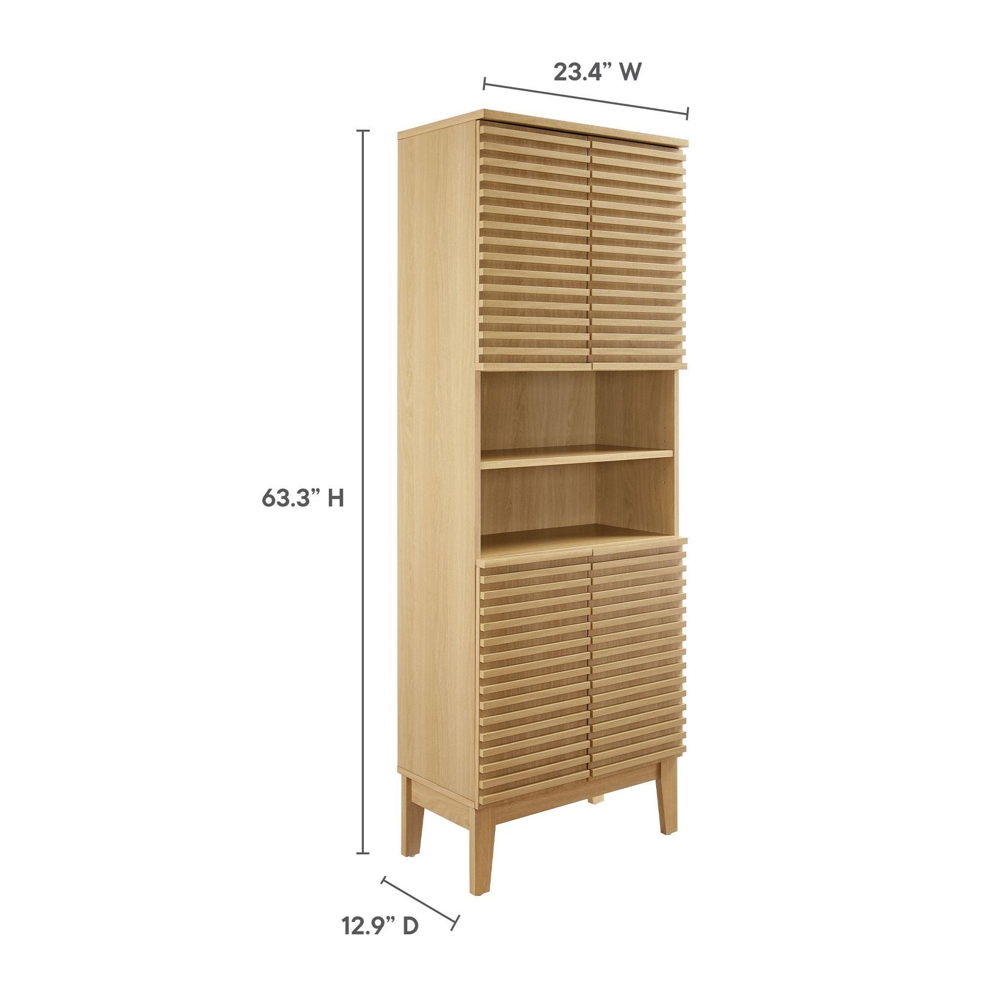 Tall Bathroom Storage Cabinet by Modway