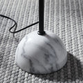 Marble Dome Floor Lamp Black