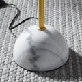 Marble Dome Floor Lamp Black