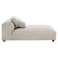 Solace Modular Corduroy Armless Chaise Lounge