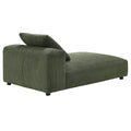 Solace Modular Corduroy Armless Chaise Lounge