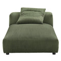 Solace Modular Corduroy Armless Chaise Lounge